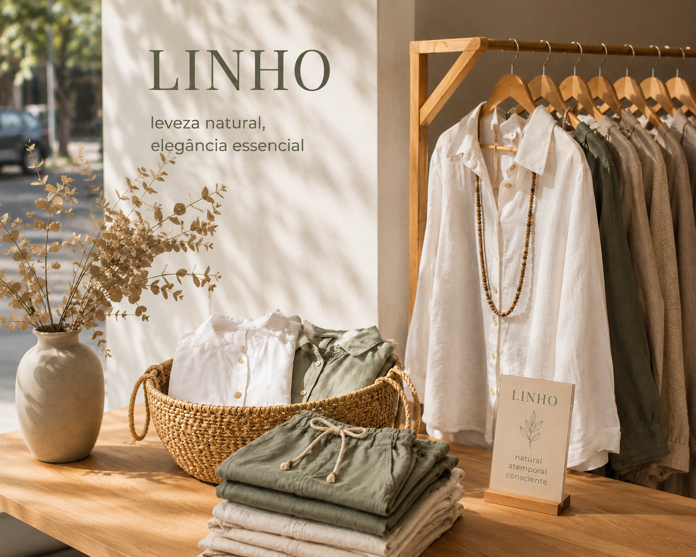 O linho é o nosso jeito de fazer moda