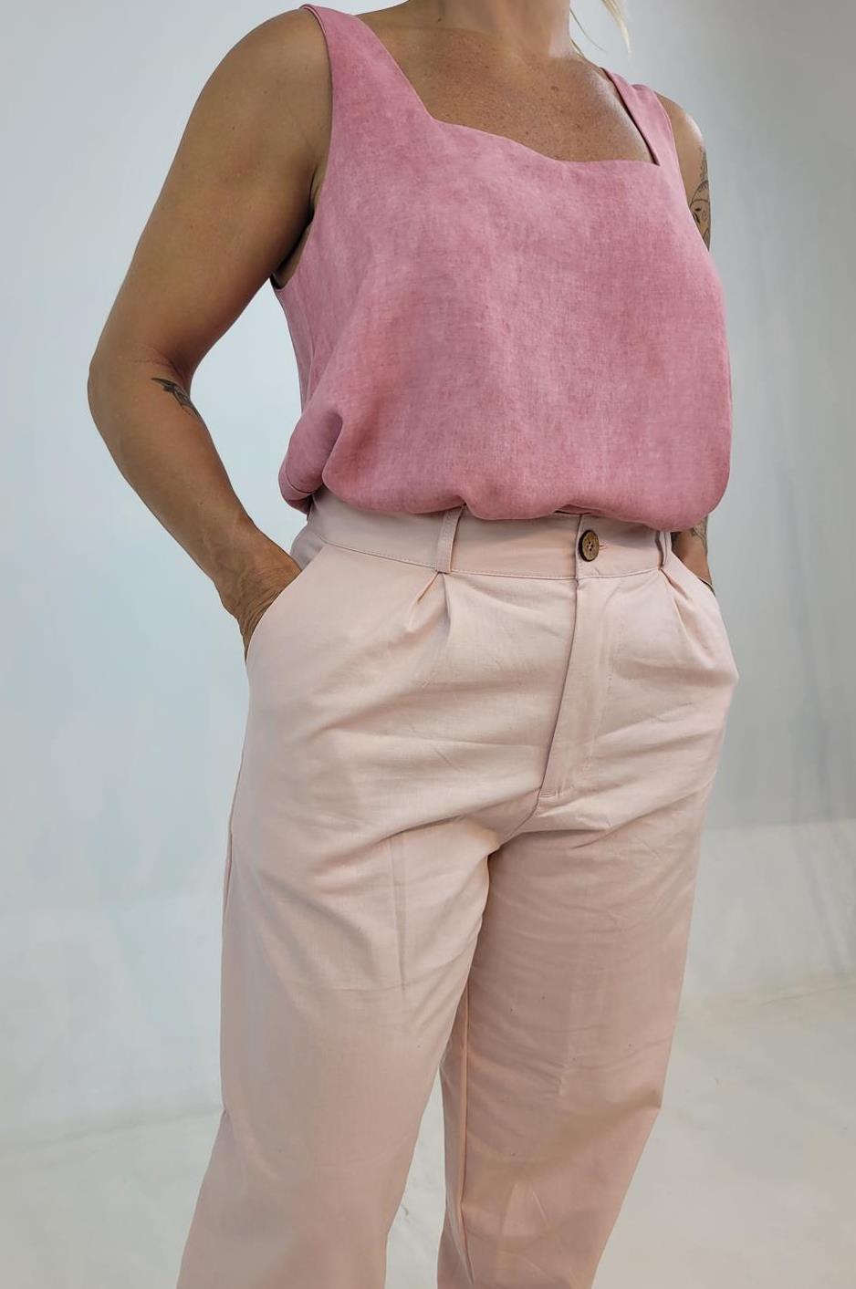 Calça Social Linho