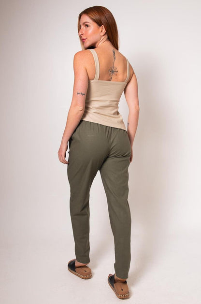 Blusa Corte V Linho