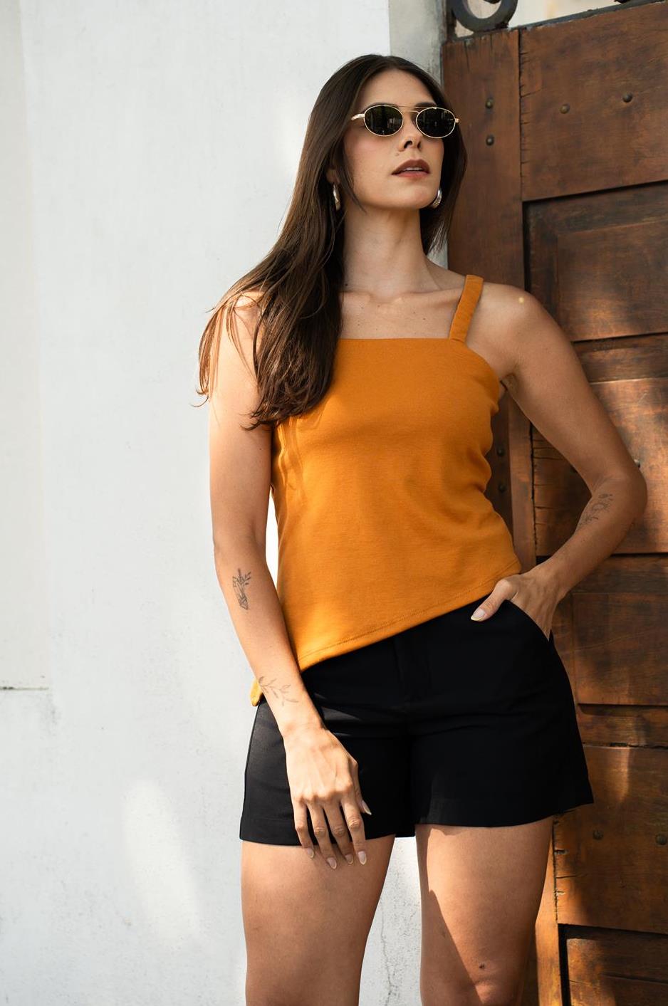 Blusa Corte V Malhão