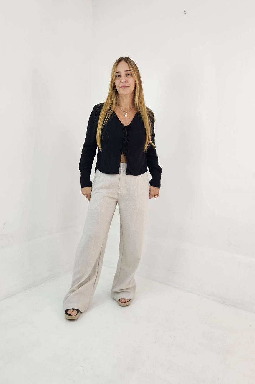 Calça Bella Stripe