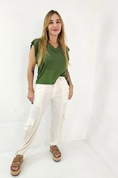 Calça Bomber Viscolinho