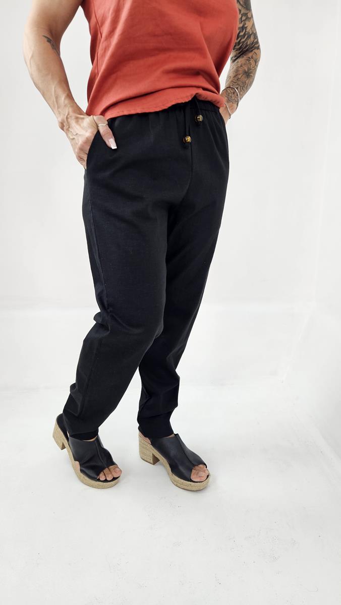 Calça longa linho