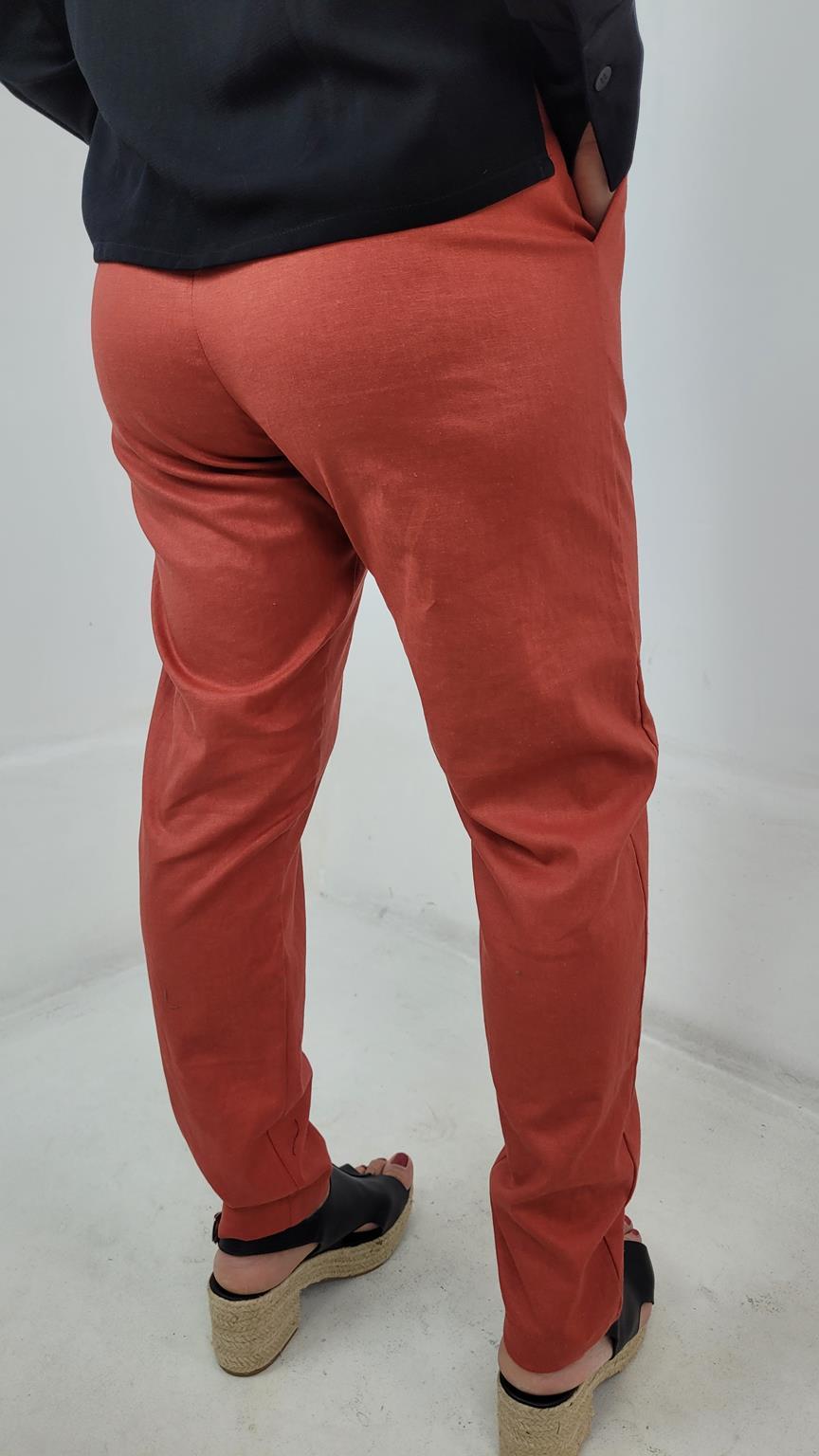 Calça longa linho