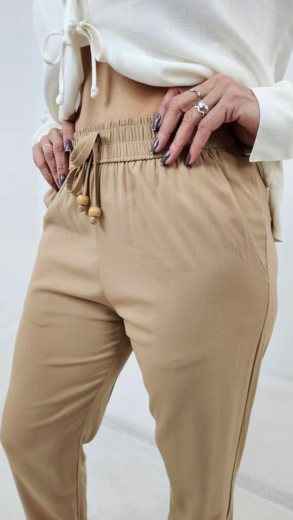 Calça longa Viscose
