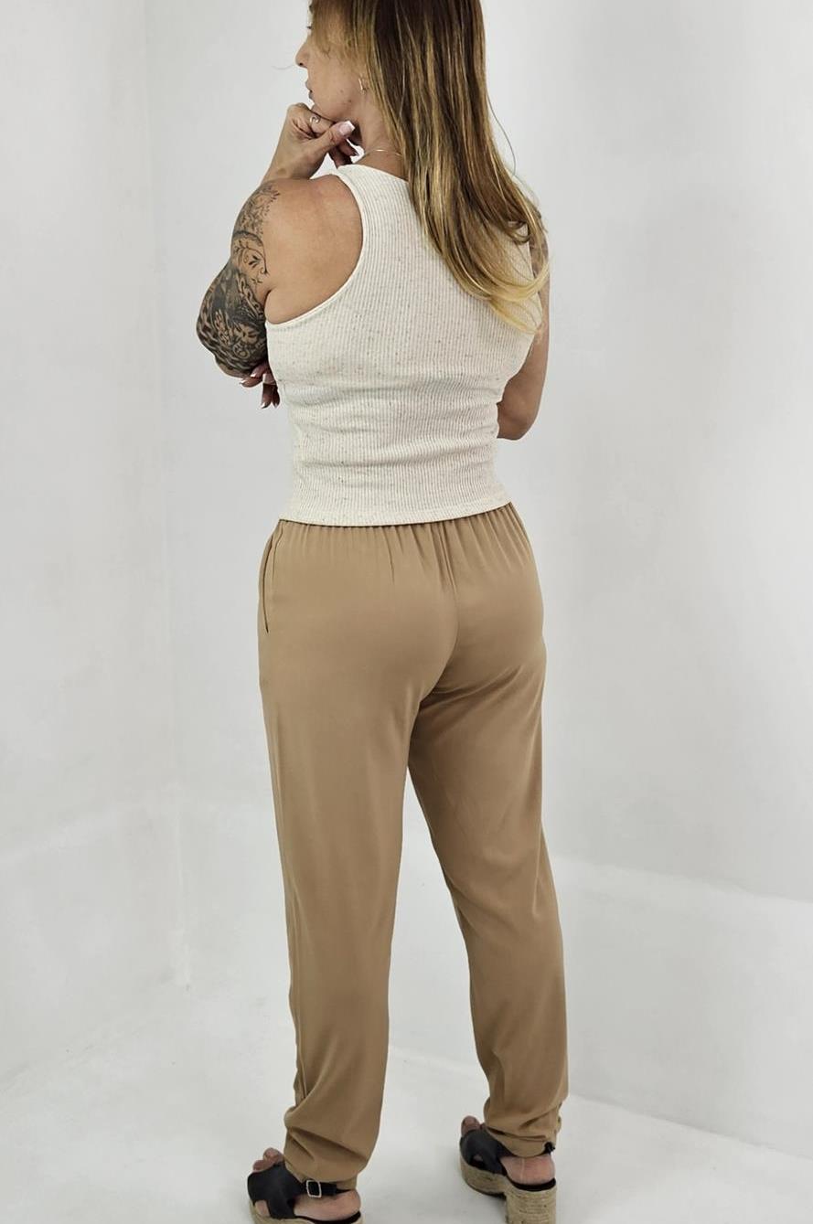 Calça longa Viscose