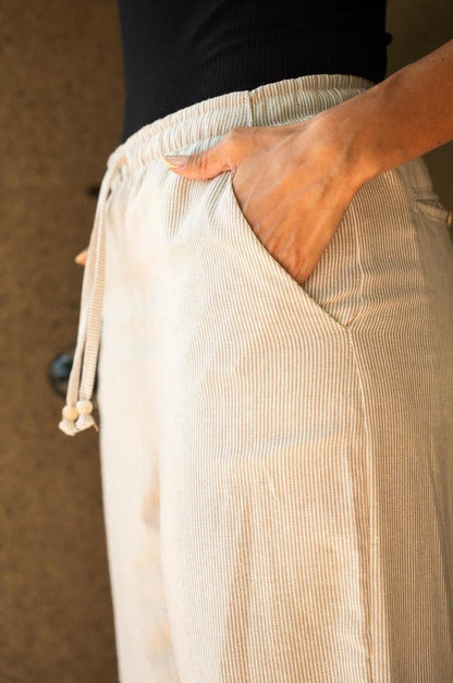 Calça Pijama Linho Listradinho