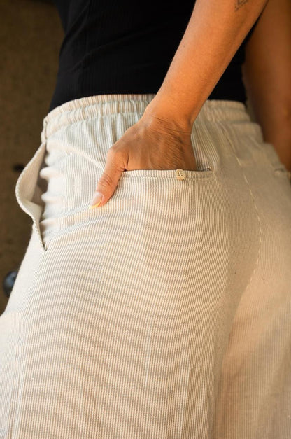 Calça Pijama Linho Listradinho