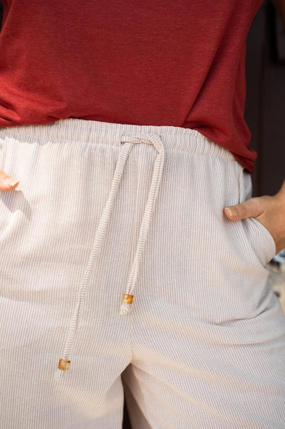 Calça Pijama Linho Listradinho