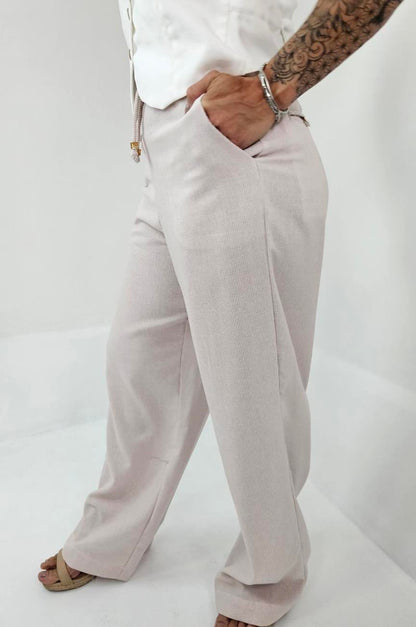 Calça Pijama Linho Listradinho