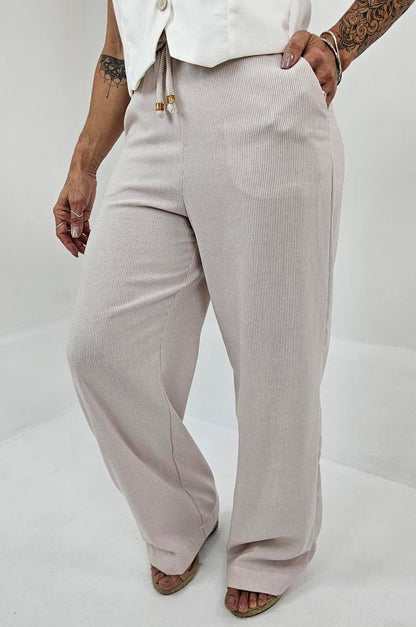 Calça Pijama Linho Listradinho