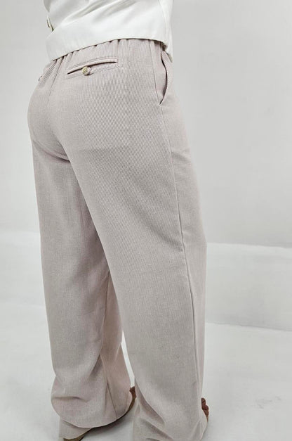 Calça Pijama Linho Listradinho