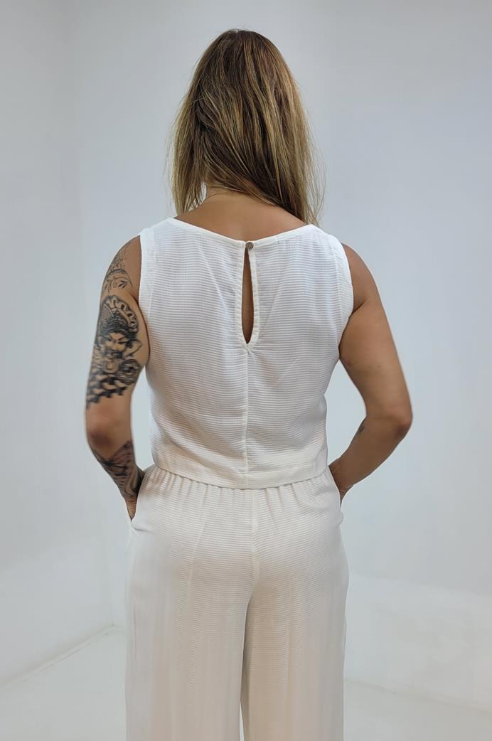 calça fluida frizo