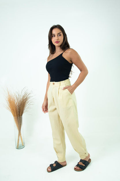 Calça Social Linho