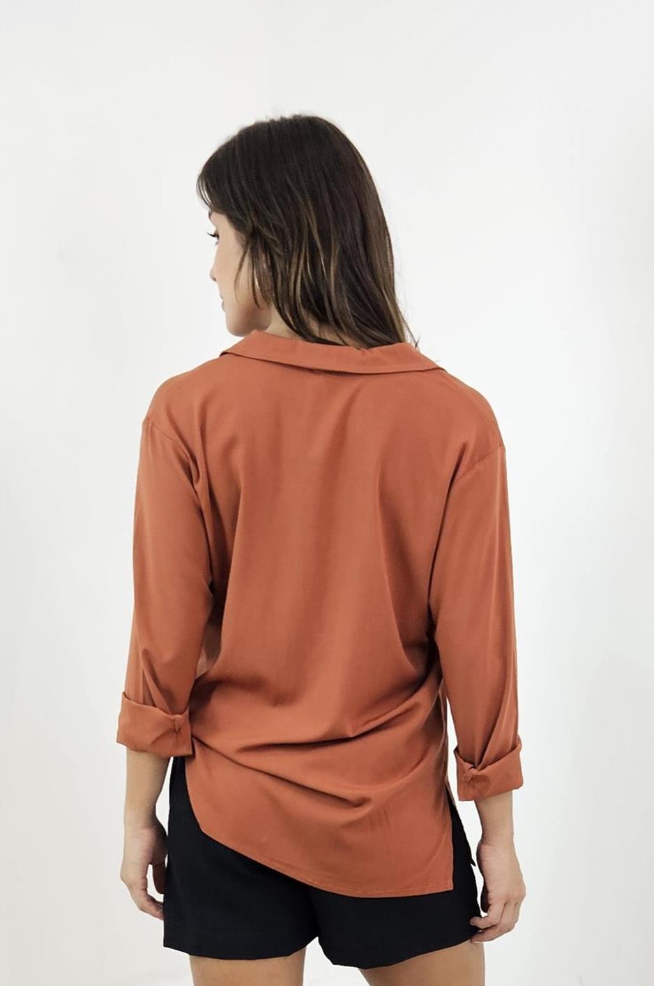 Camisão Social Decote