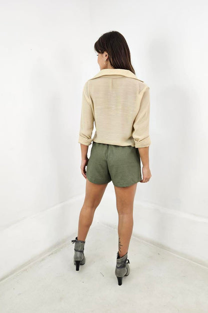 Camisão Curto Slub