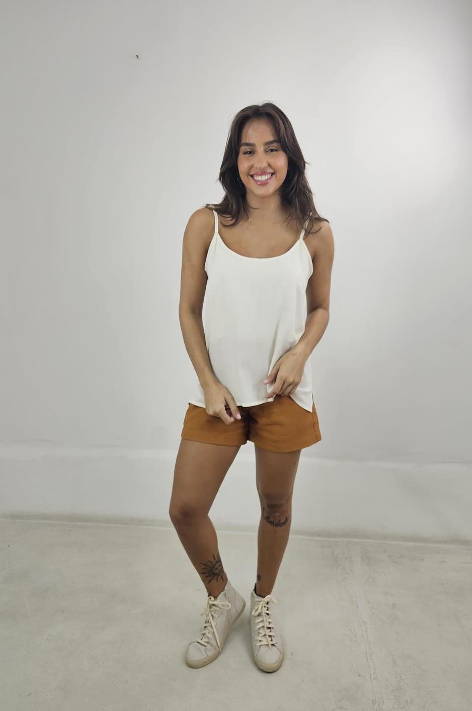 Camiseta Bianca Crepe