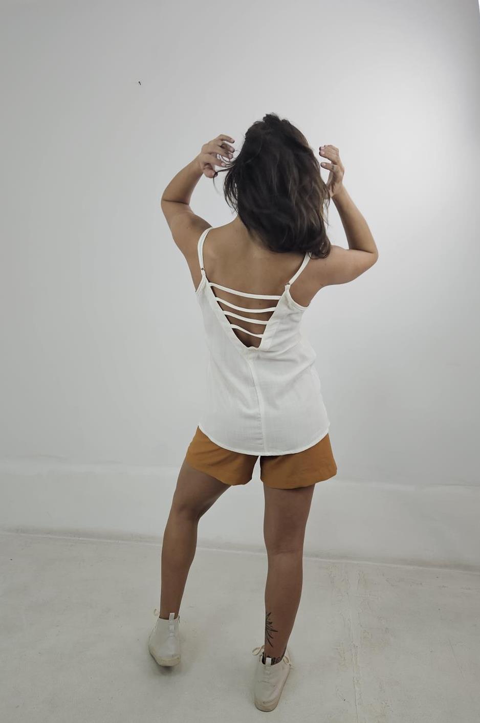 Camiseta Bianca Crepe