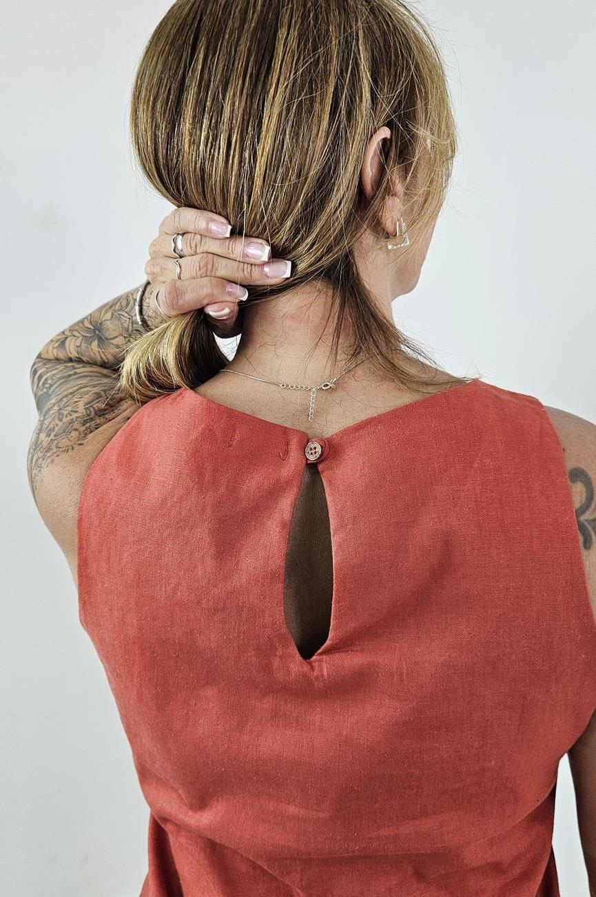 Camiseta Gota Linho Lisa