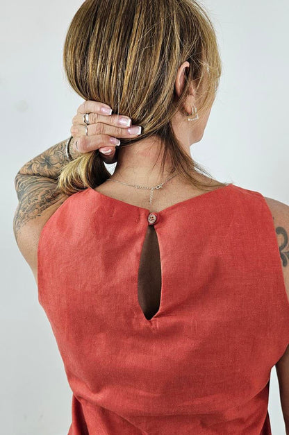 Camiseta Gota Linho Lisa