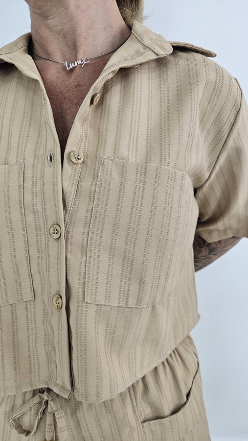 Camisão Curto Maquinetado