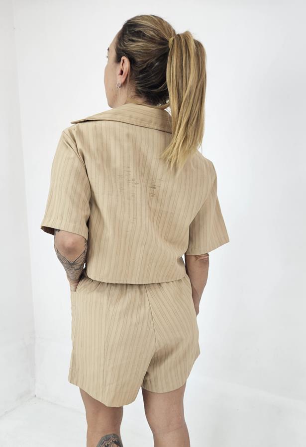 Camisão Curto Maquinetado