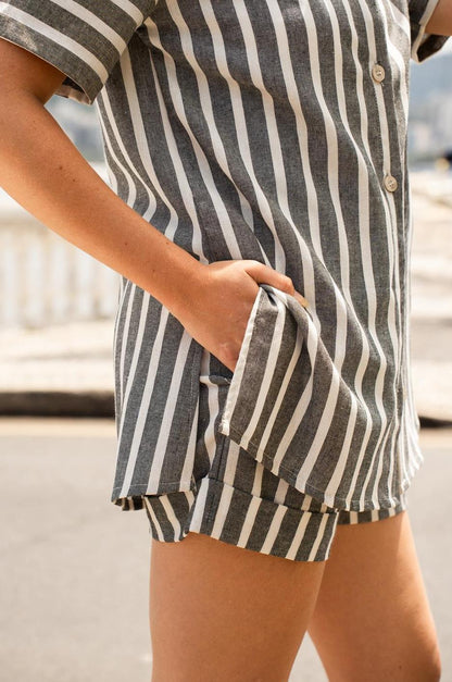Camisão Listra Linen