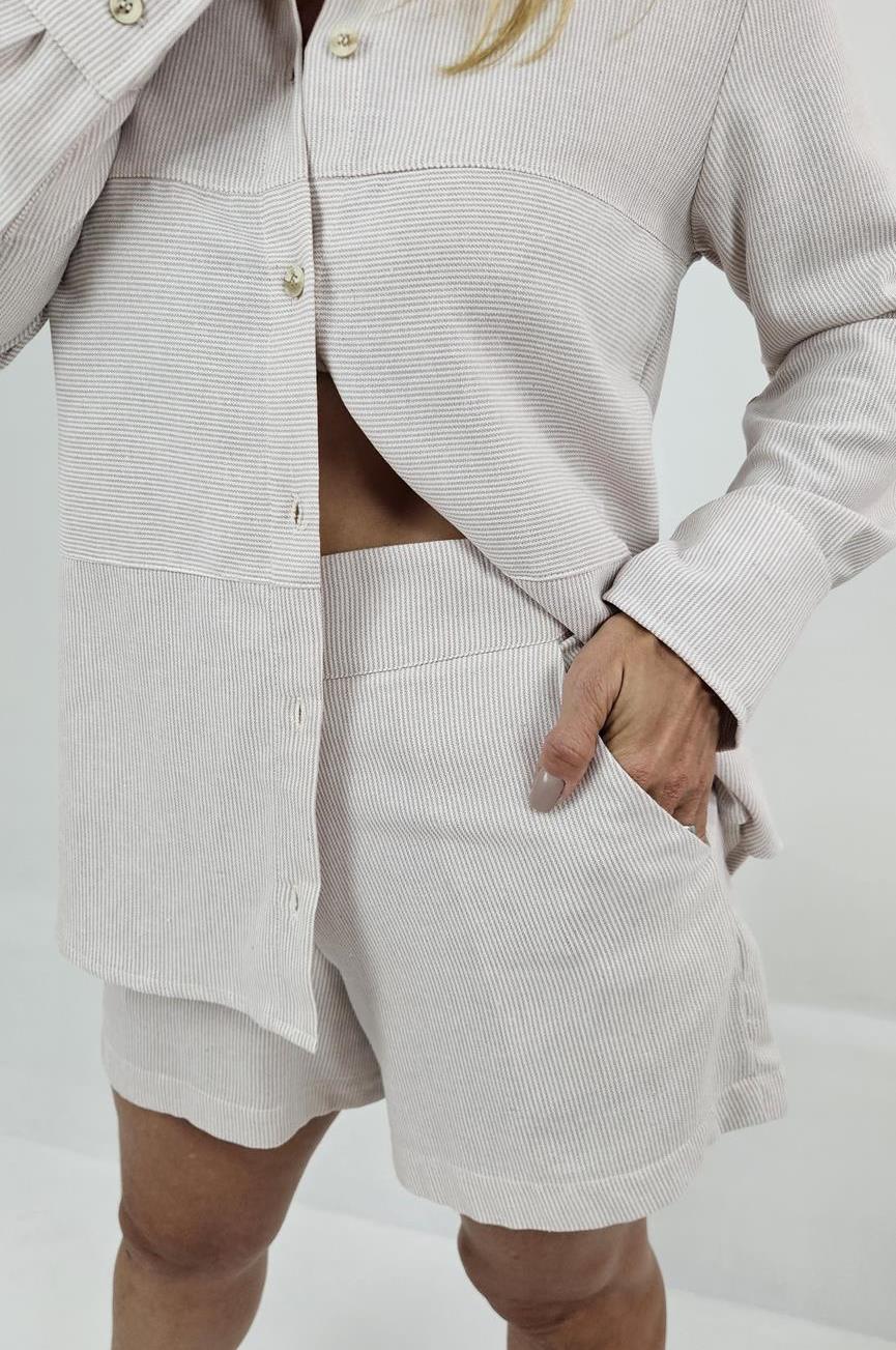 Camisão Visual Linho Listradinho