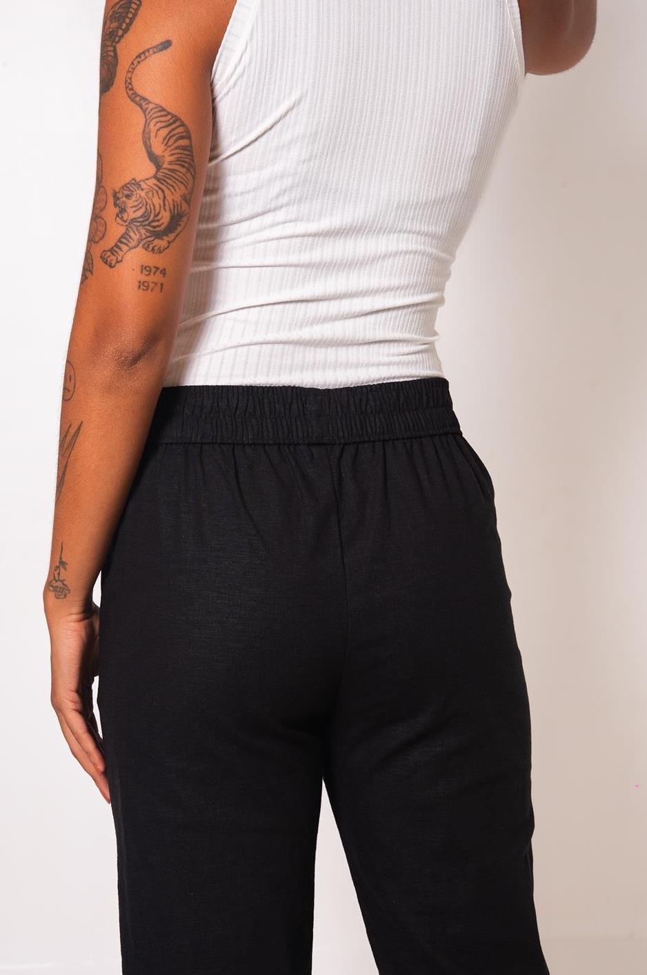 Jogger Linho Elastano