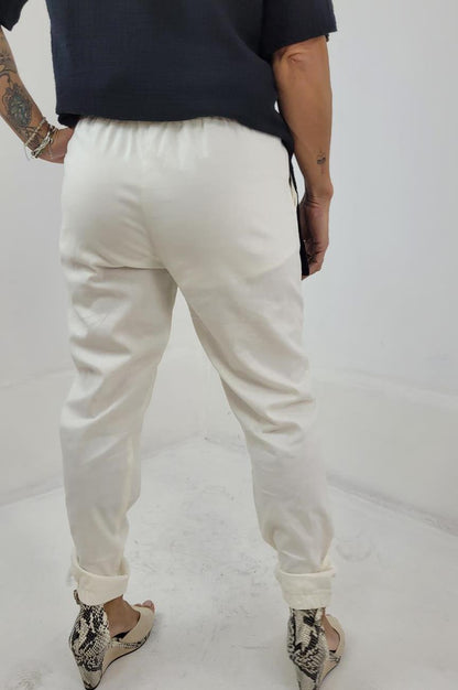 Jogger Linho Elastano