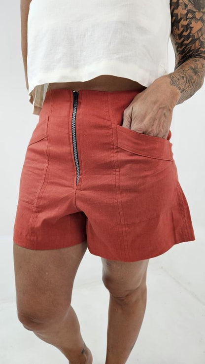 Short Button Fecho