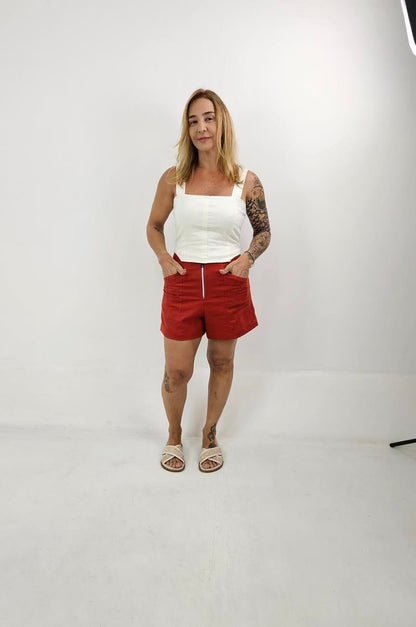 Short Button Fecho
