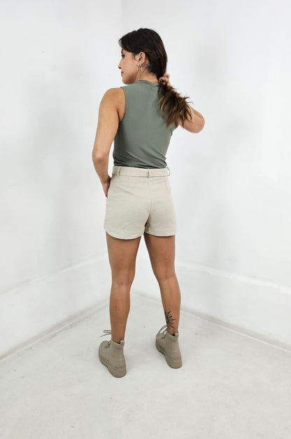 Short Gaby Linho