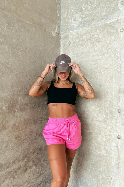 short geb linho