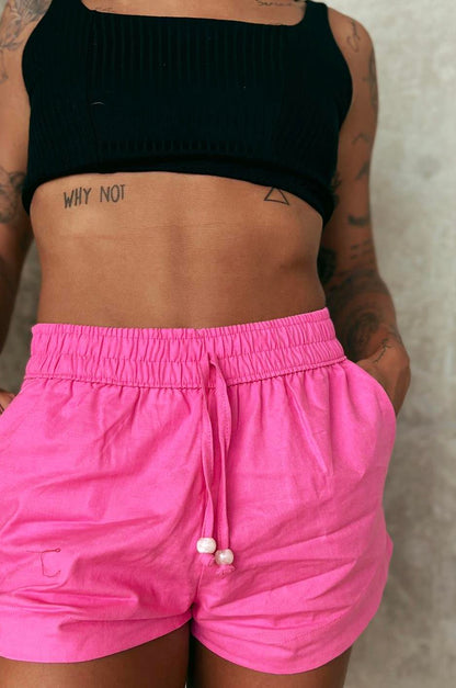 short geb linho