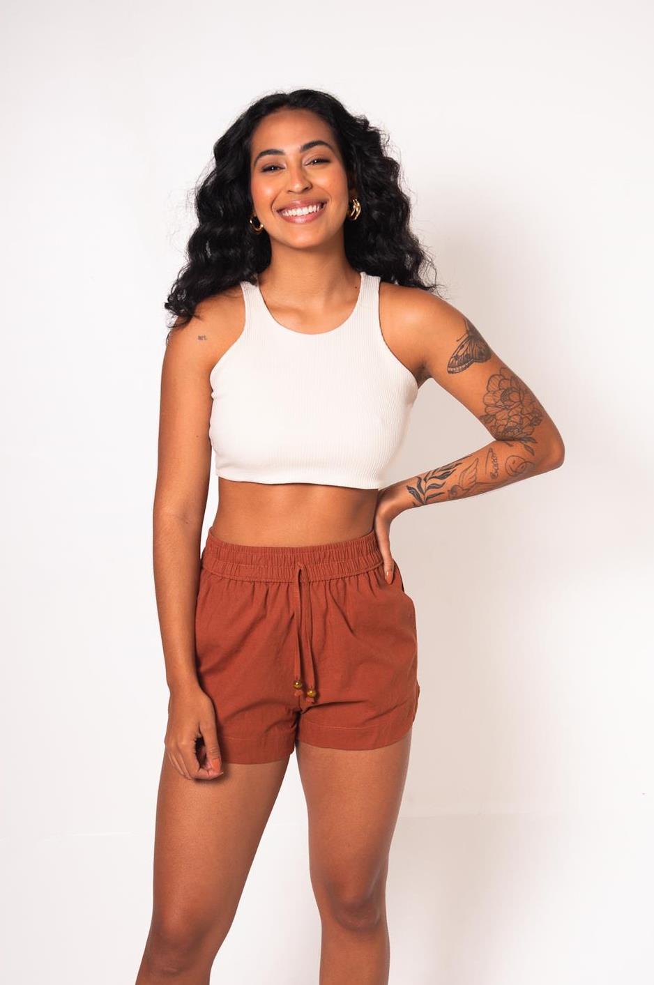 Short Geb Linho