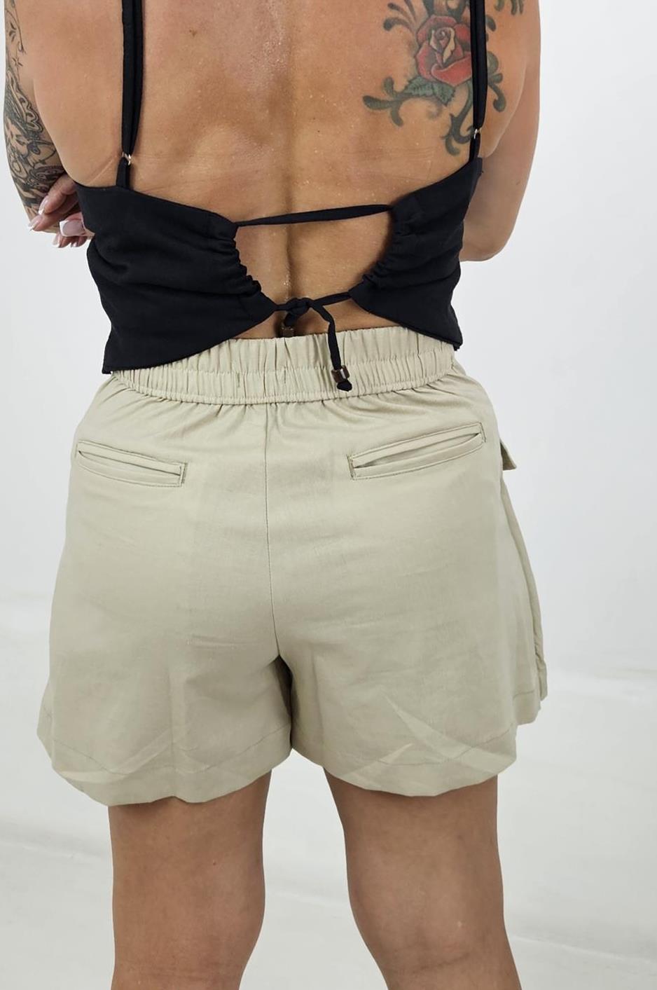 Short Saia Linho