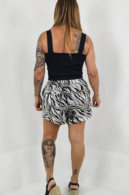 Short Yasmim Animal Print