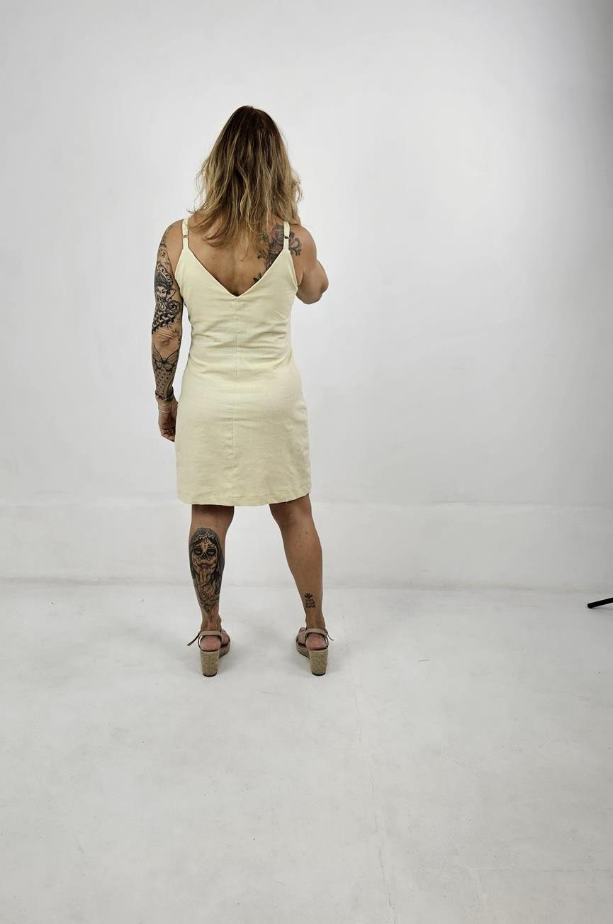 Vestido Alcinha Linho